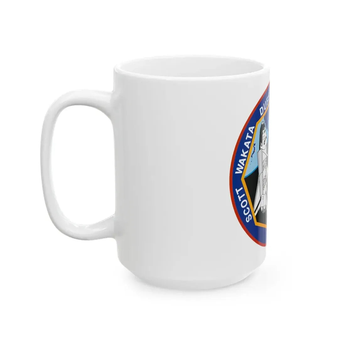 STS 72 (NASA) White Coffee Mug - Go Mug Yourself