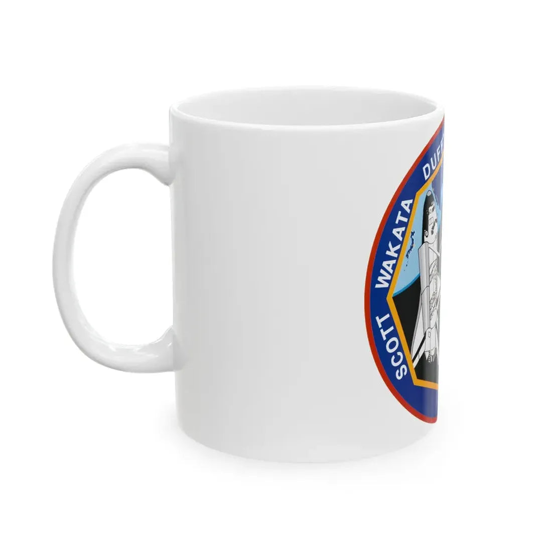 STS 72 (NASA) White Coffee Mug - Go Mug Yourself