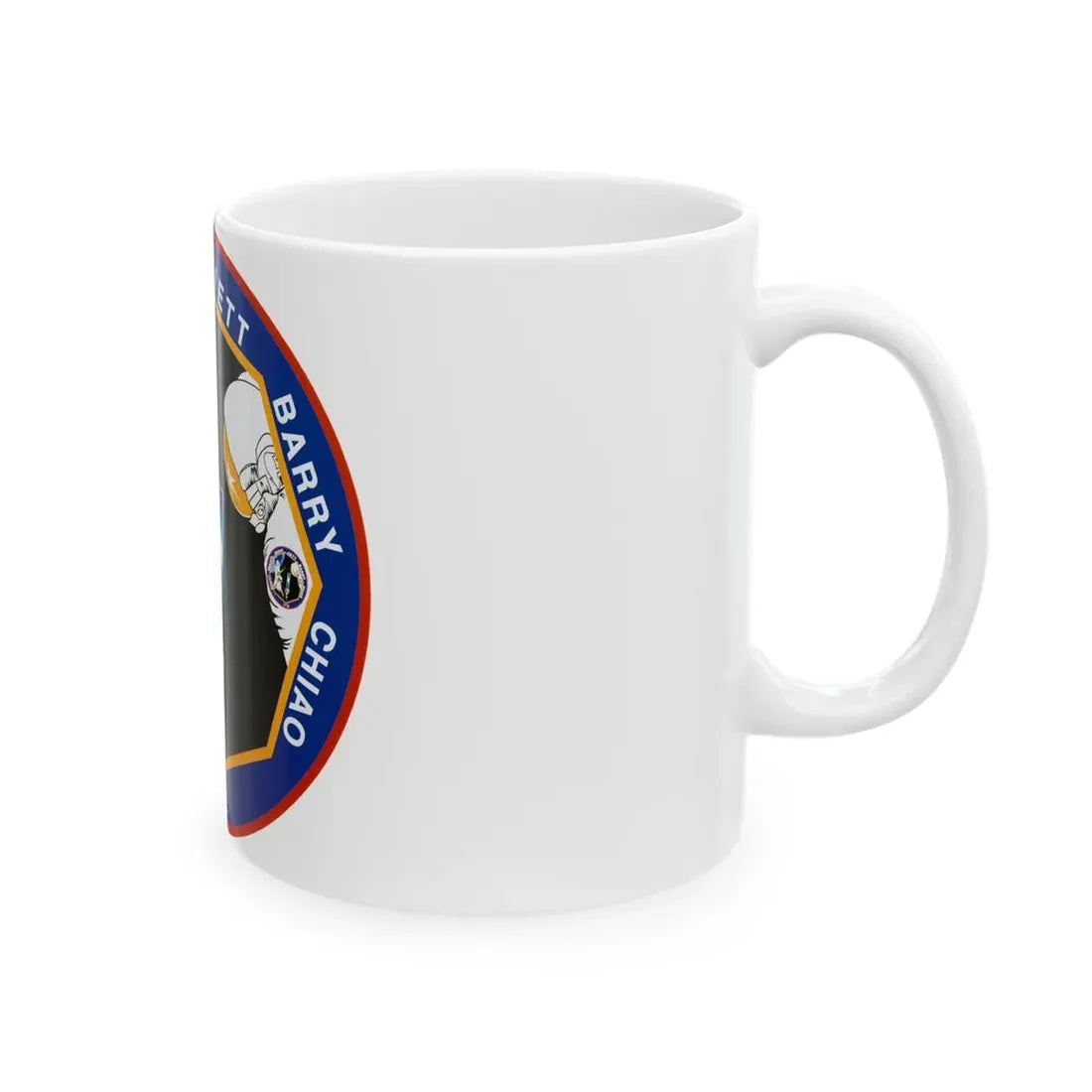 STS 72 (NASA) White Coffee Mug - Go Mug Yourself