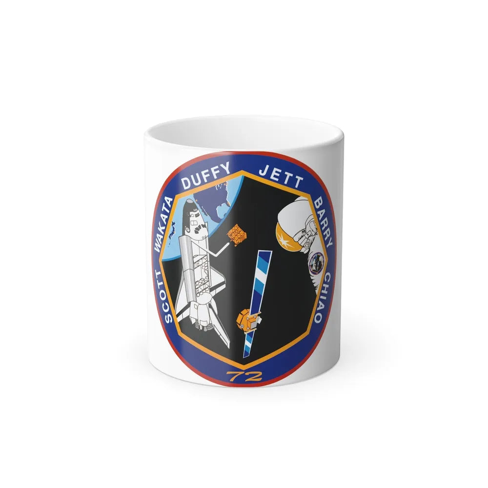 STS 72 Patch NASA - Color Changing Mug 11oz-11oz-Go Mug Yourself