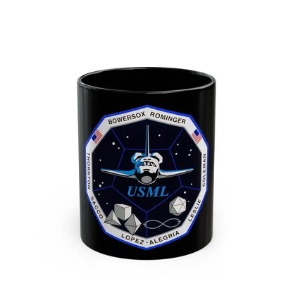 STS 73 (NASA) Black Coffee Mug 11oz - Go Mug Yourself