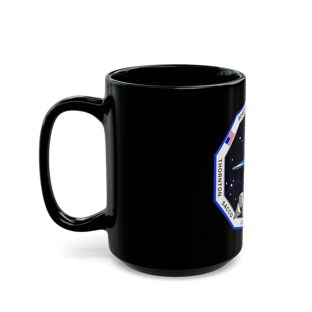 STS 73 (NASA) Black Coffee Mug-Go Mug Yourself