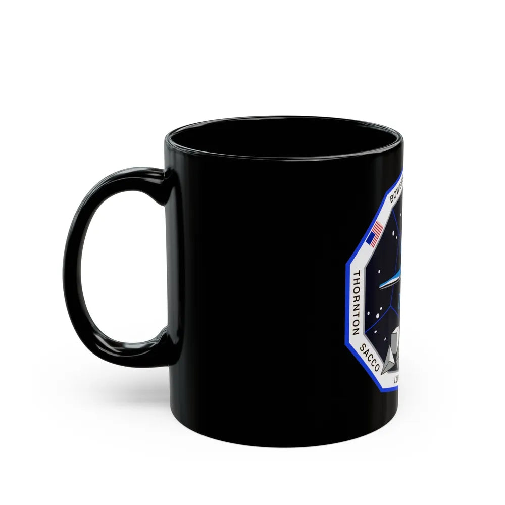 STS 73 (NASA) Black Coffee Mug-Go Mug Yourself