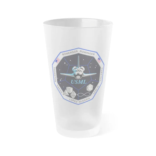 STS 73 (NASA) Frosted Pint Glass 16oz Default Title - Go Mug Yourself