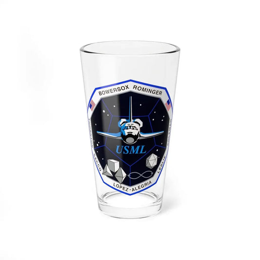 STS 73 (NASA) Pint Glass 16oz 16oz - Go Mug Yourself
