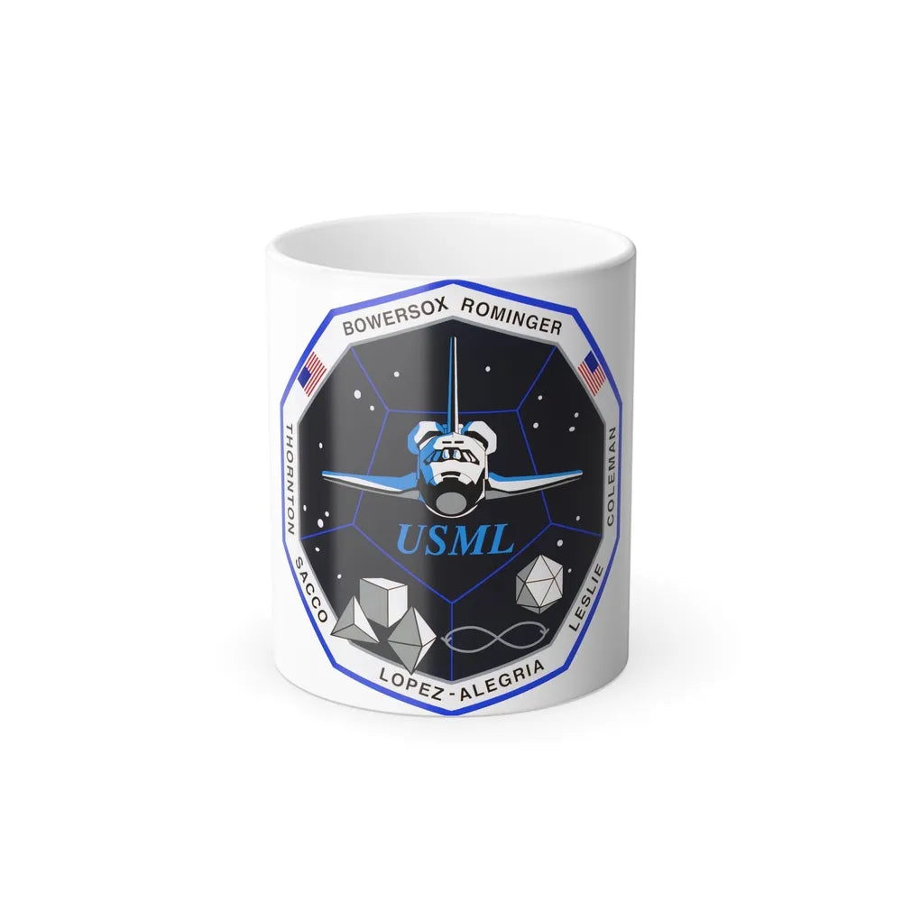 STS 73 Patch NASA - Color Changing Mug 11oz-11oz-Go Mug Yourself