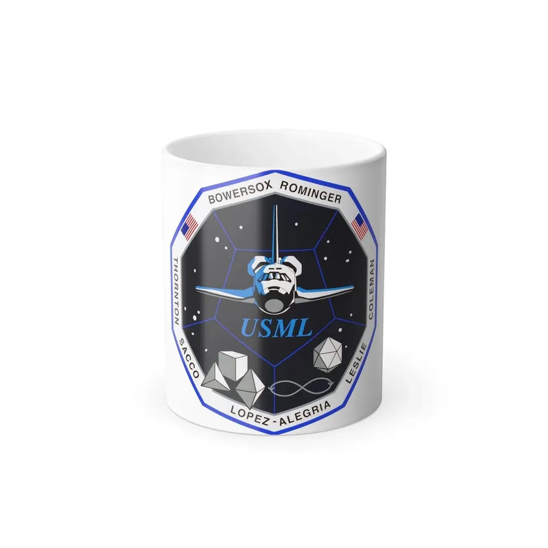 STS 73 Patch NASA - Color Changing Mug 11oz Default Title 11oz - Go Mug Yourself