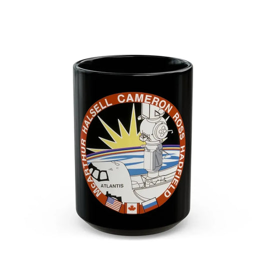 STS 74 (NASA) Black Coffee Mug 15oz - Go Mug Yourself