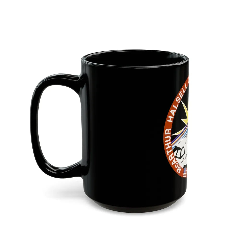 STS 74 (NASA) Black Coffee Mug-Go Mug Yourself