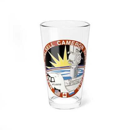 STS 74 (NASA) Pint Glass 16oz 16oz - Go Mug Yourself