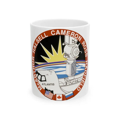 STS 74 (NASA) White Coffee Mug 11oz - Go Mug Yourself