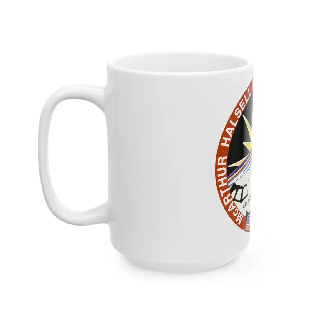 STS 74 (NASA) White Coffee Mug - Go Mug Yourself