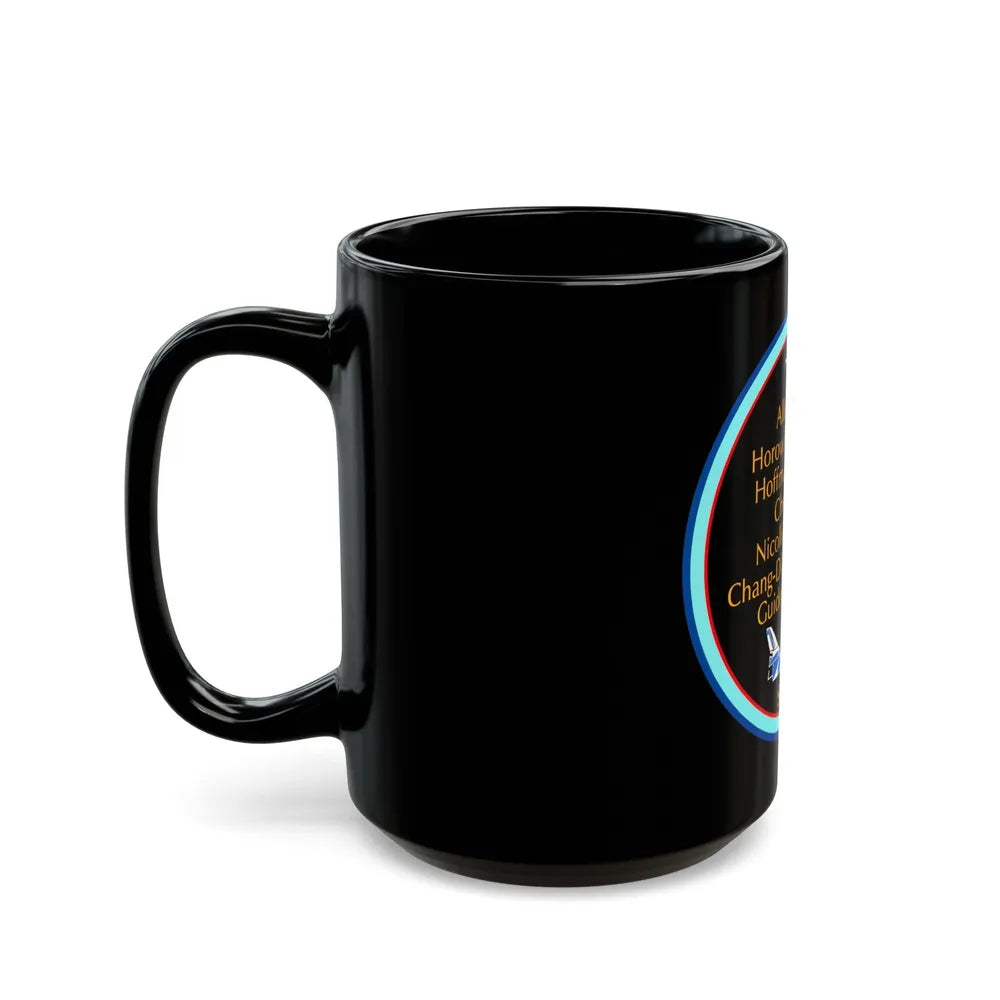 STS 75 (NASA) Black Coffee Mug-Go Mug Yourself