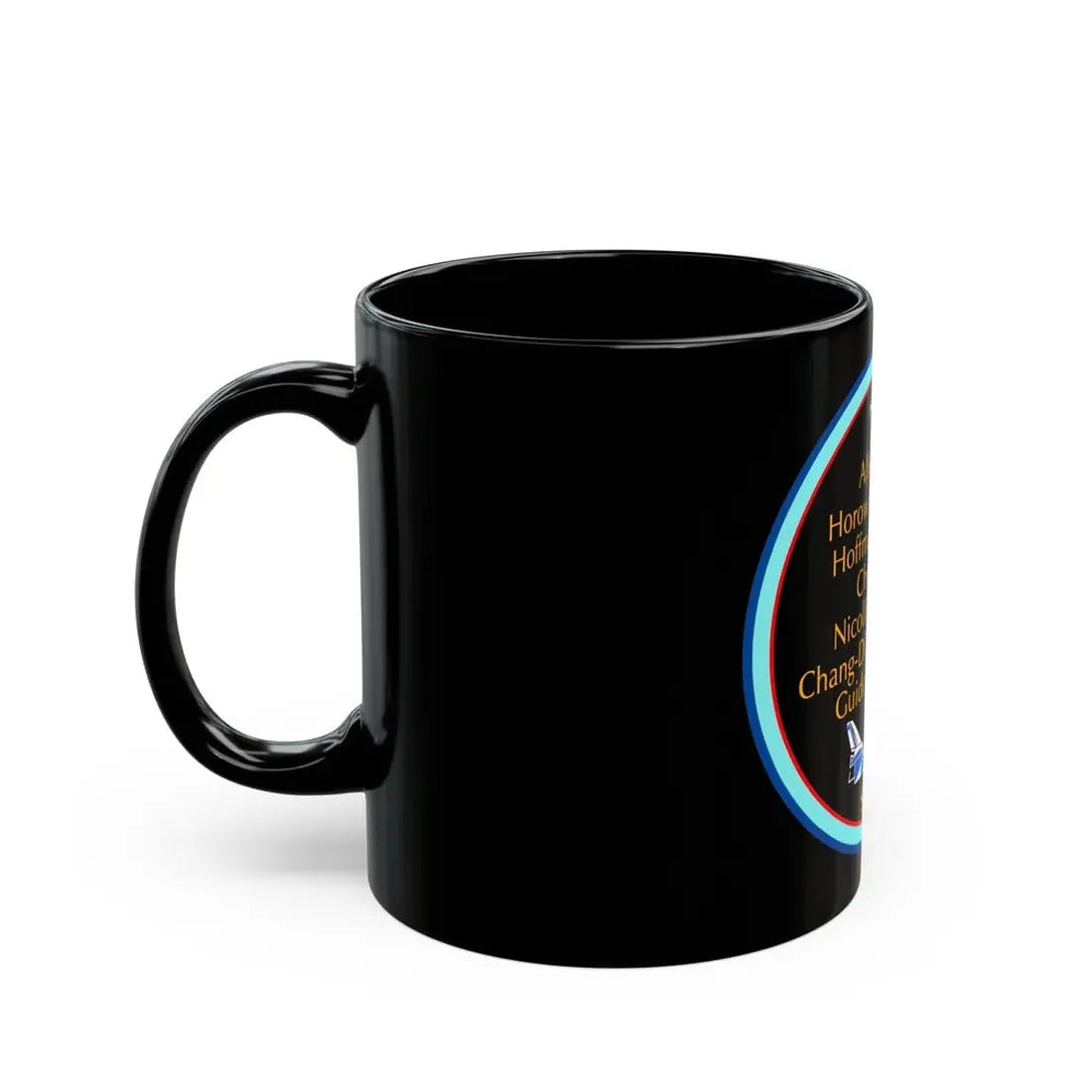 STS 75 (NASA) Black Coffee Mug - Go Mug Yourself