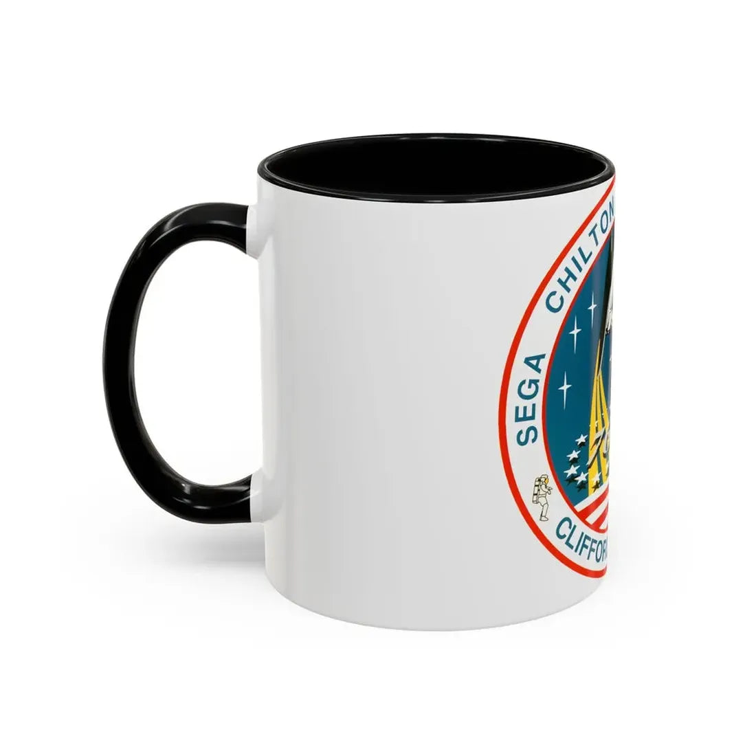 STS 76 (NASA) Accent Coffee Mug - Go Mug Yourself