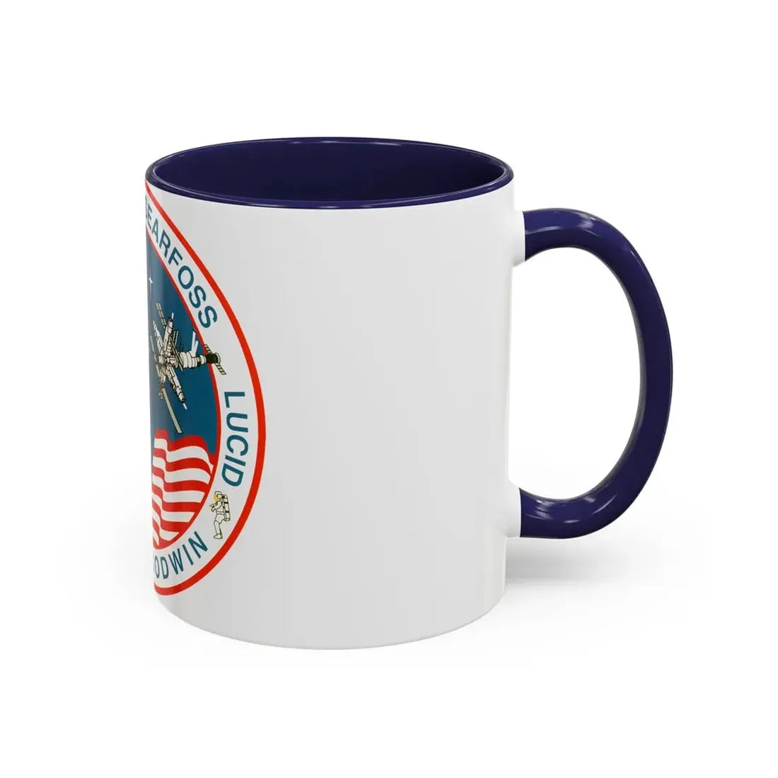 STS 76 (NASA) Accent Coffee Mug - Go Mug Yourself