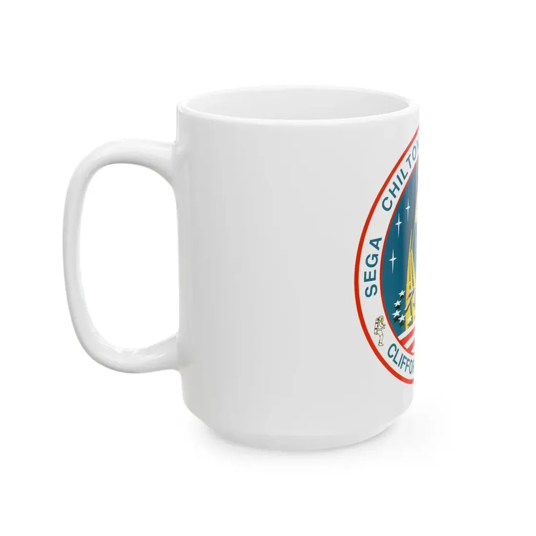 STS 76 (NASA) White Coffee Mug - Go Mug Yourself