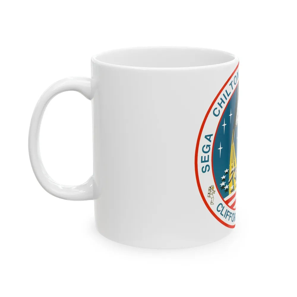 STS 76 (NASA) White Coffee Mug-Go Mug Yourself