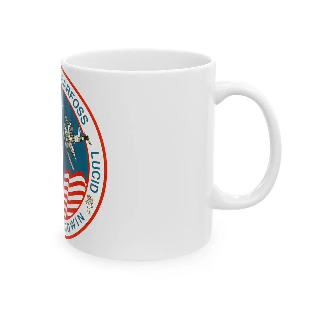 STS 76 (NASA) White Coffee Mug-Go Mug Yourself