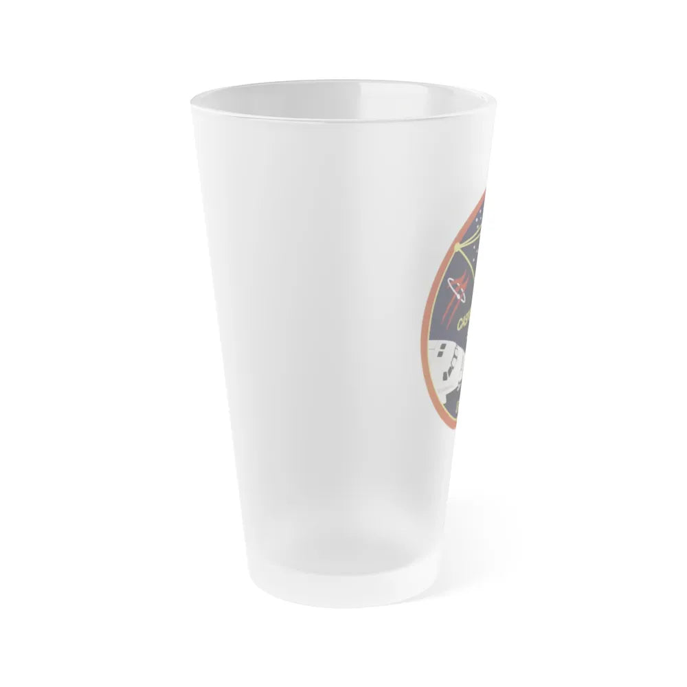 STS 77 (NASA) Frosted Pint Glass 16oz-Go Mug Yourself