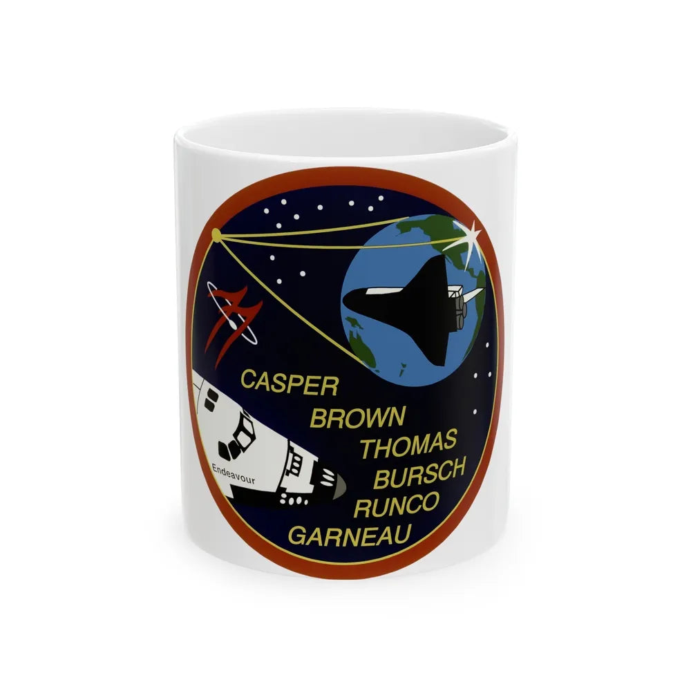 STS 77 (NASA) White Coffee Mug-11oz-Go Mug Yourself