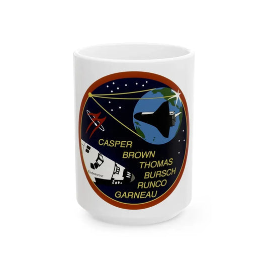 STS 77 (NASA) White Coffee Mug 15oz - Go Mug Yourself