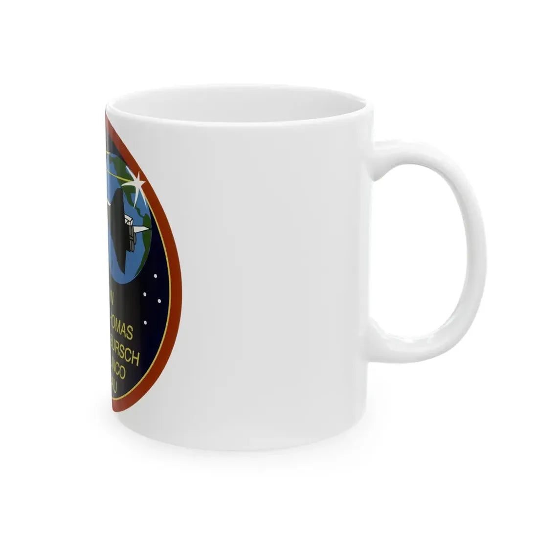 STS 77 (NASA) White Coffee Mug - Go Mug Yourself