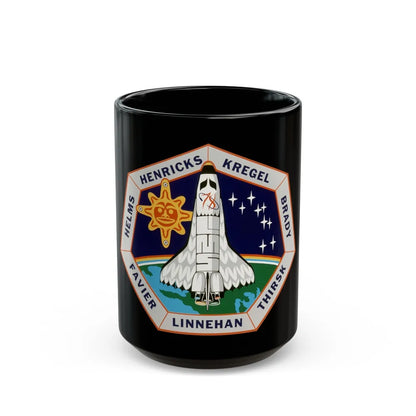 STS 78 (NASA) Black Coffee Mug-15oz-Go Mug Yourself