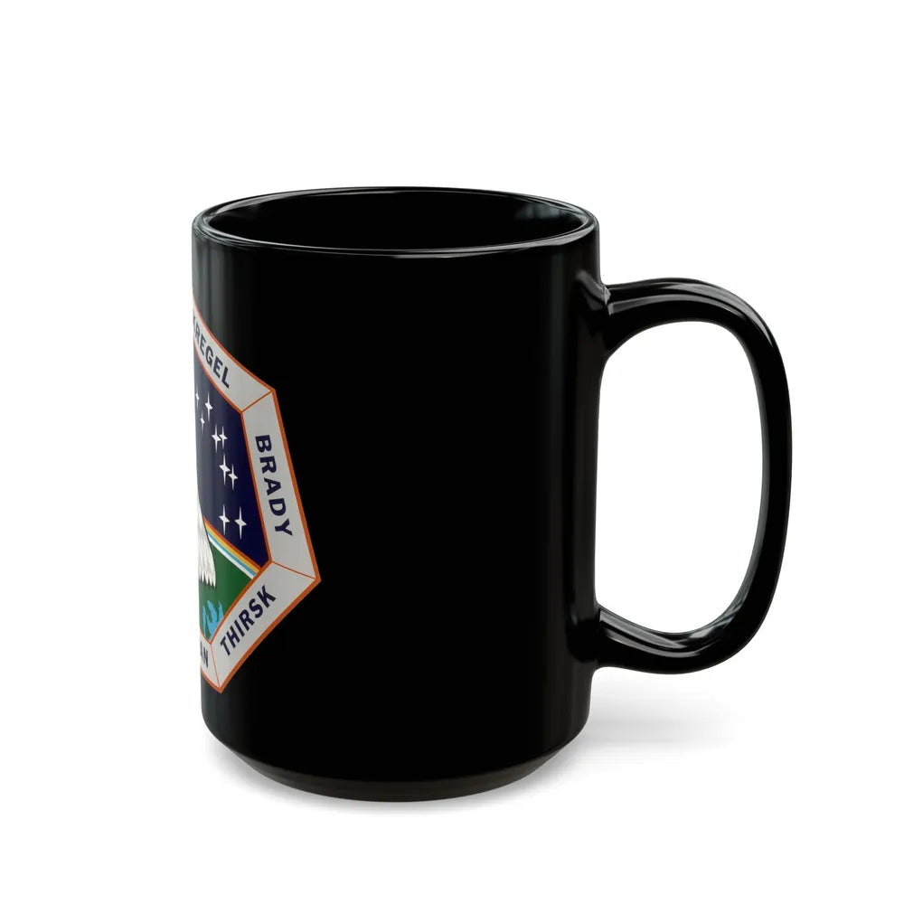 STS 78 (NASA) Black Coffee Mug-Go Mug Yourself