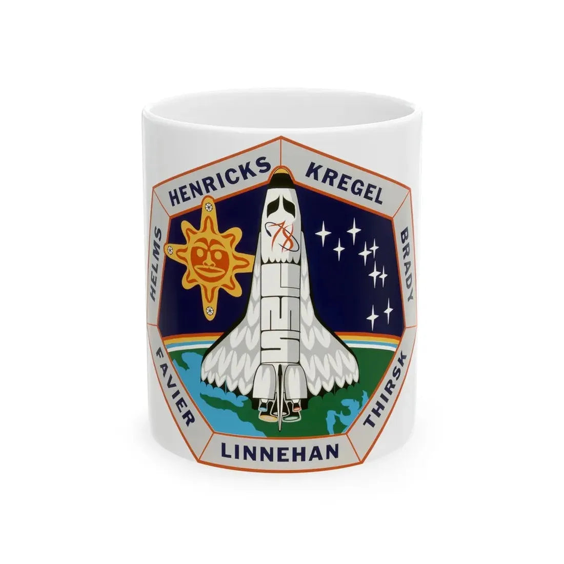 STS 78 (NASA) White Coffee Mug 11oz - Go Mug Yourself