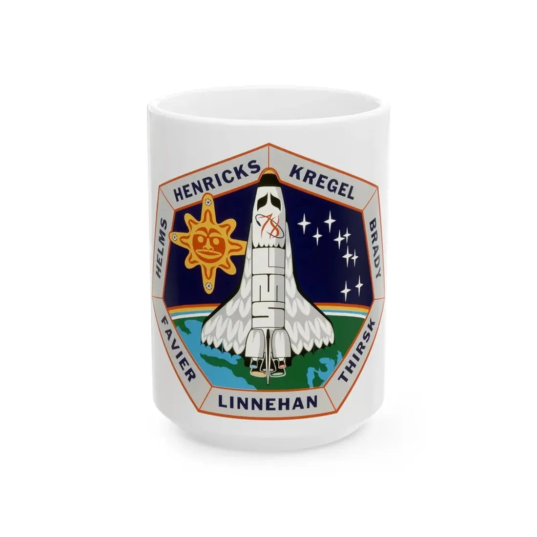 STS 78 (NASA) White Coffee Mug 15oz - Go Mug Yourself