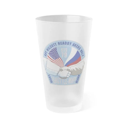 STS 79 (NASA) Frosted Pint Glass 16oz Default Title - Go Mug Yourself