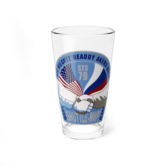 STS 79 (NASA) Pint Glass 16oz 16oz - Go Mug Yourself