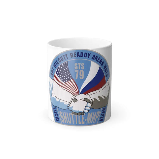 STS 79 Patch NASA - Color Changing Mug 11oz-11oz-Go Mug Yourself