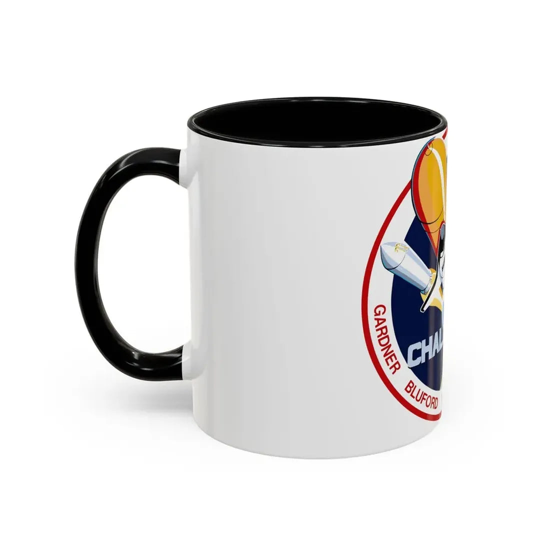 STS 8 (NASA) Accent Coffee Mug - Go Mug Yourself