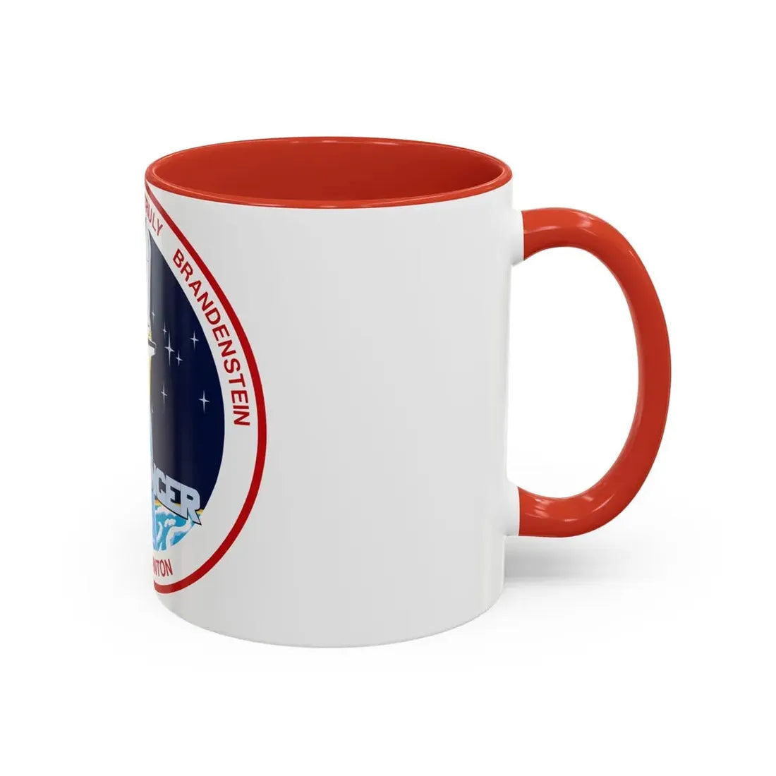 STS 8 (NASA) Accent Coffee Mug - Go Mug Yourself