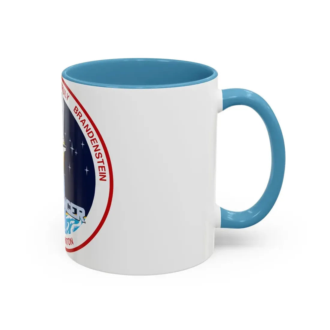 STS 8 (NASA) Accent Coffee Mug - Go Mug Yourself
