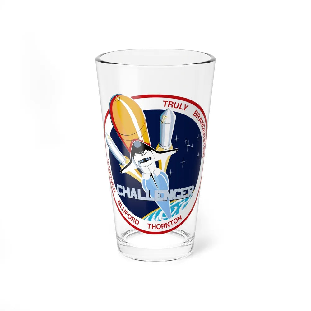 STS 8 (NASA) Pint Glass 16oz-16oz-Go Mug Yourself