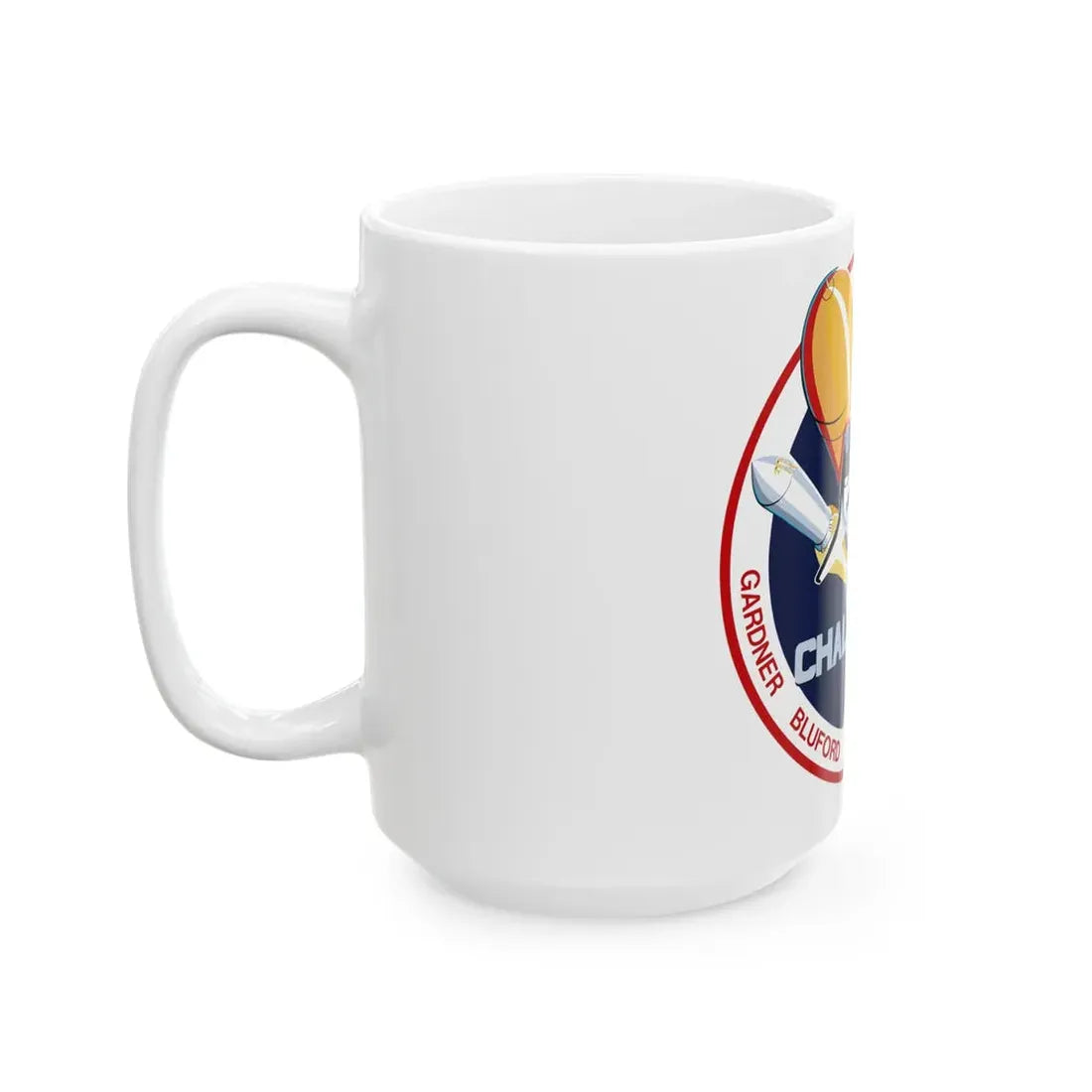 STS 8 (NASA) White Coffee Mug - Go Mug Yourself