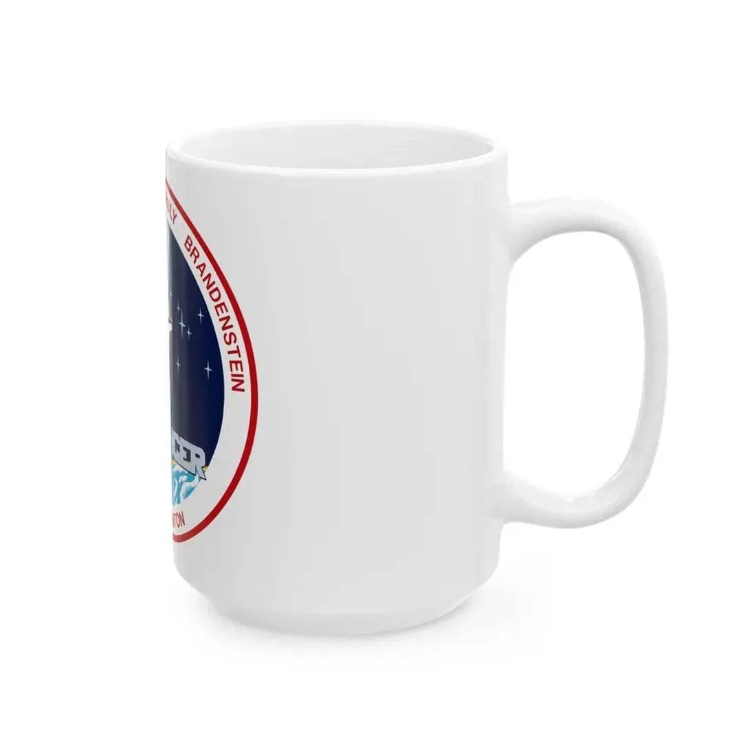 STS 8 (NASA) White Coffee Mug - Go Mug Yourself