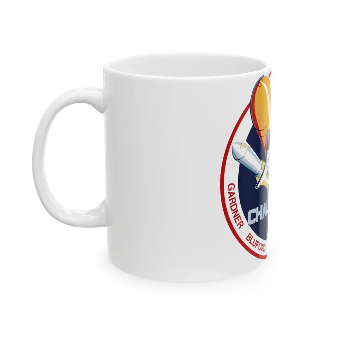 STS 8 (NASA) White Coffee Mug - Go Mug Yourself