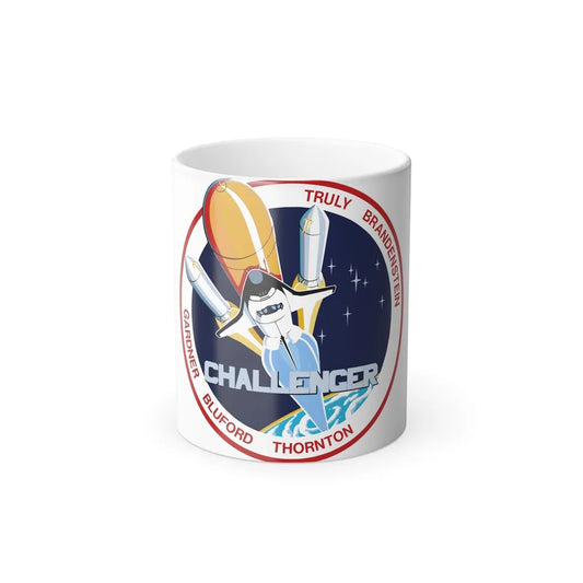 STS 8 Patch NASA - Color Changing Mug 11oz-11oz-Go Mug Yourself