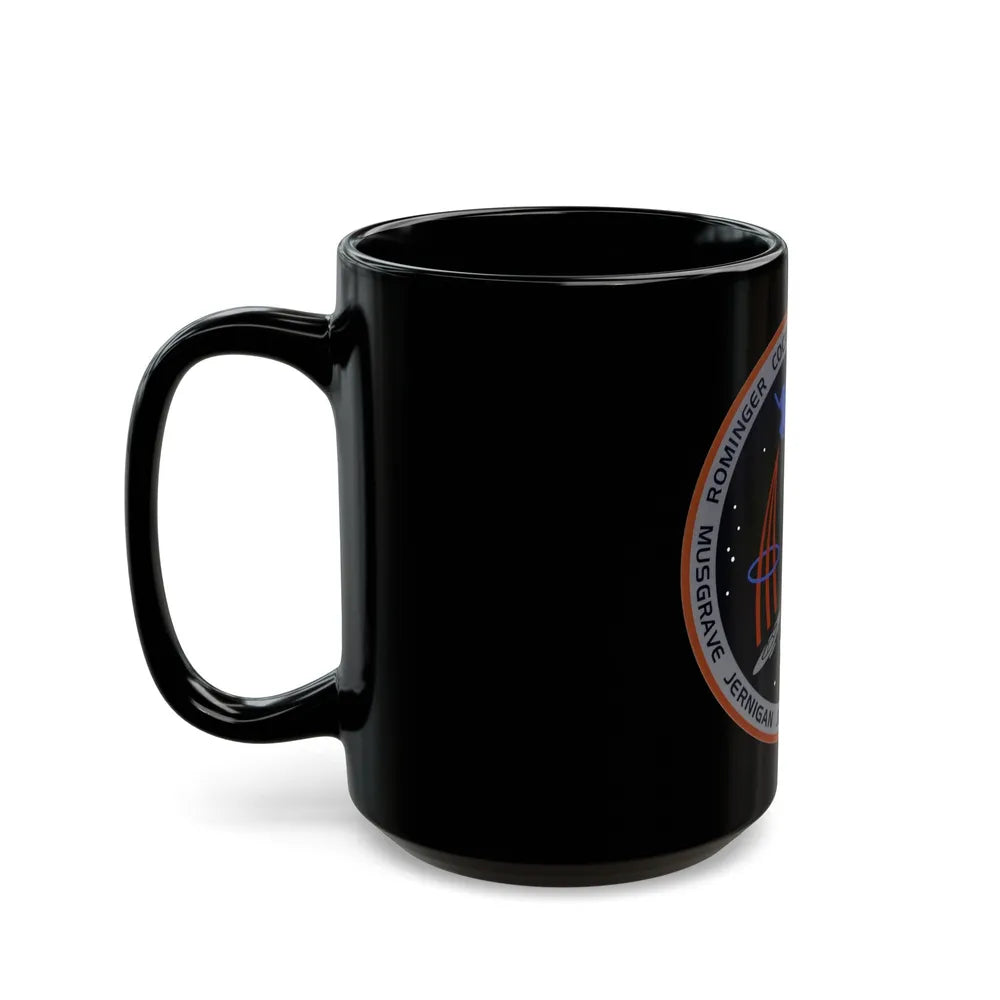 STS 80 (NASA) Black Coffee Mug-Go Mug Yourself