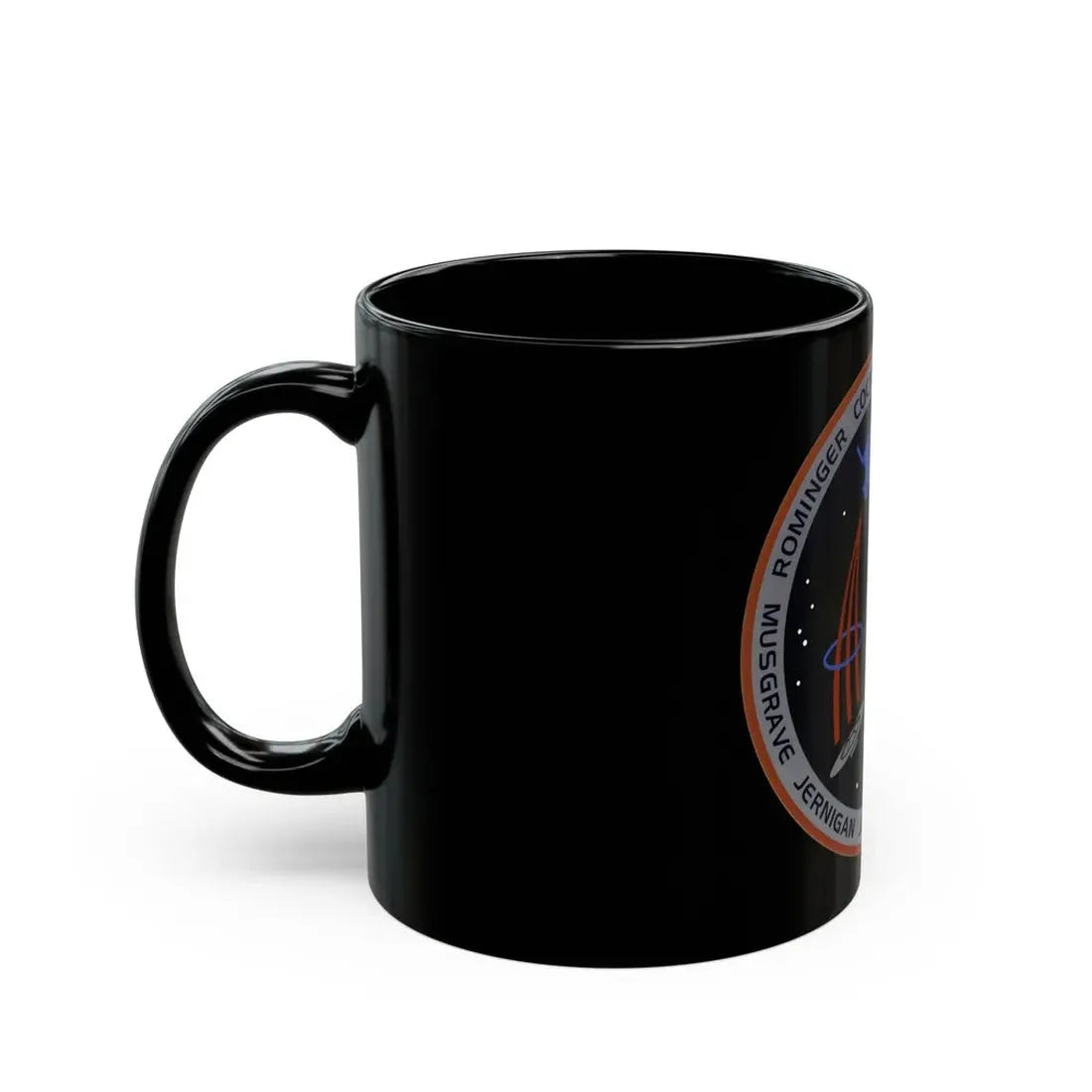 STS 80 (NASA) Black Coffee Mug - Go Mug Yourself