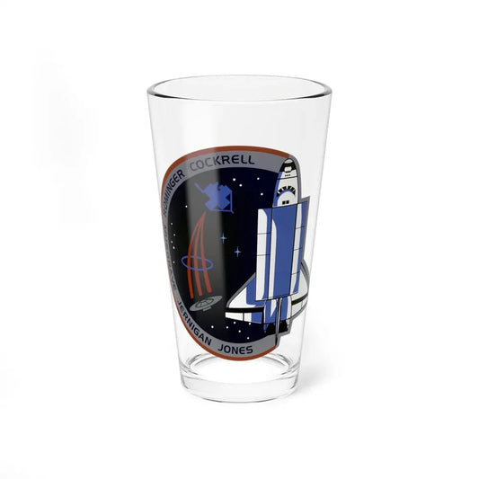 STS 80 (NASA) Pint Glass 16oz 16oz - Go Mug Yourself