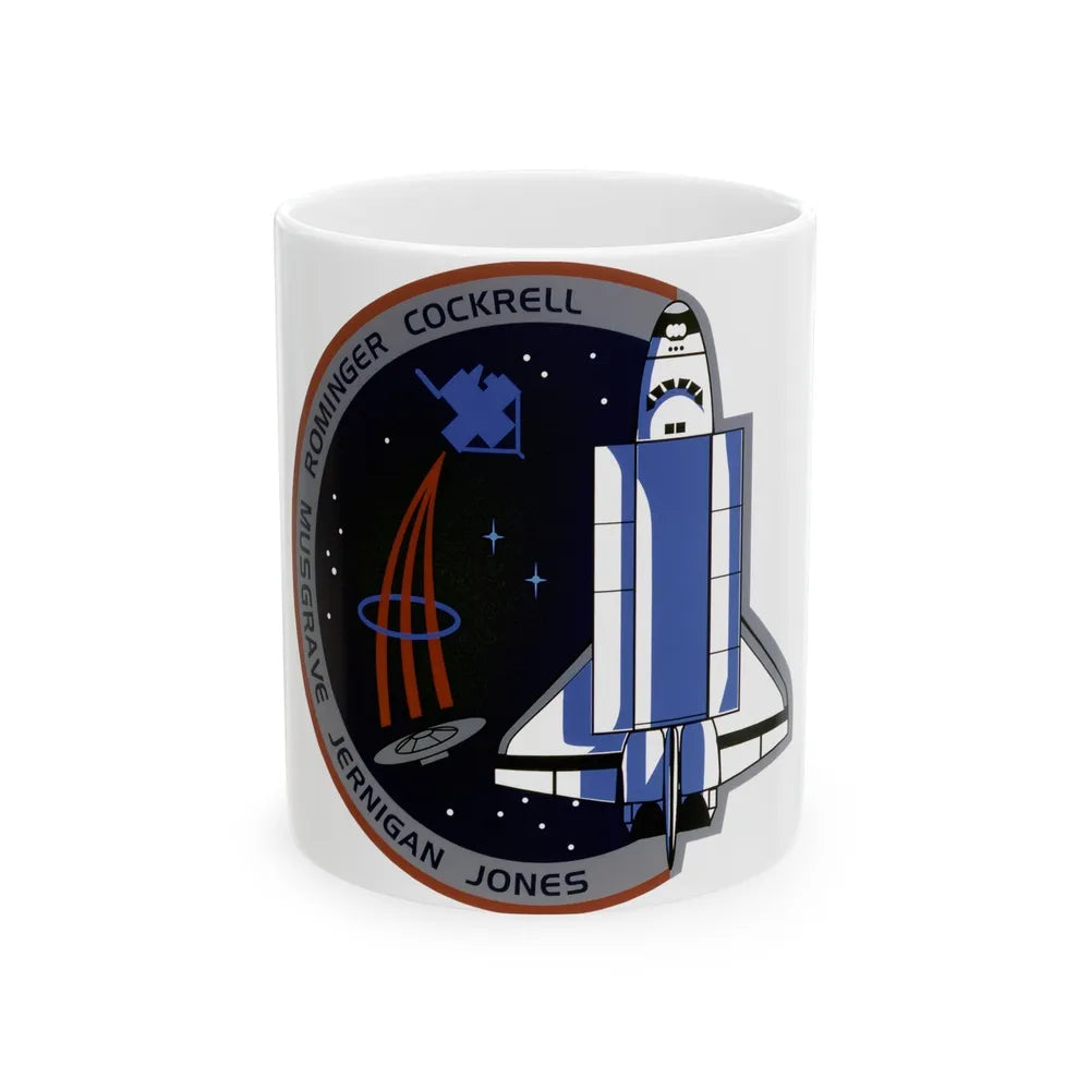 STS 80 (NASA) White Coffee Mug-11oz-Go Mug Yourself