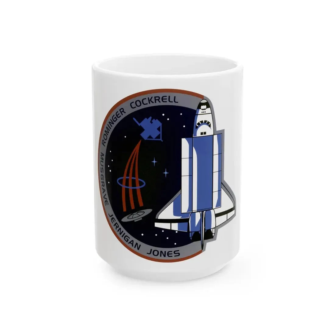STS 80 (NASA) White Coffee Mug 15oz - Go Mug Yourself