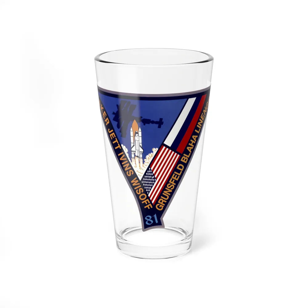 STS 81 (NASA) Pint Glass 16oz-16oz-Go Mug Yourself