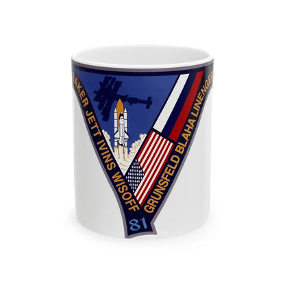 STS 81 (NASA) White Coffee Mug-11oz-Go Mug Yourself