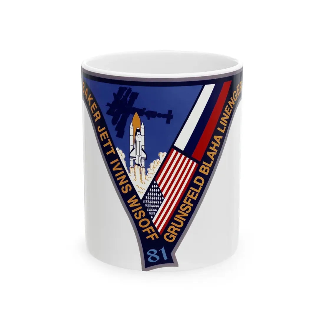 STS 81 (NASA) White Coffee Mug 11oz - Go Mug Yourself